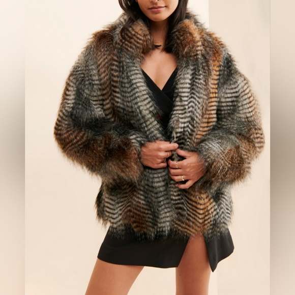 Anthropologie Jackets & Blazers - NWT ANTHRO | Hutch Faux Fur Bomber Jacket